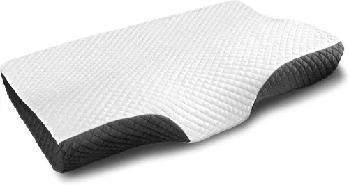 Vista 9 de EPABO - Almohada ortopédica de espuma viscoelástica con contorno para dormir, almohada cervical ergonómica para el dolor de cuello - para dormir