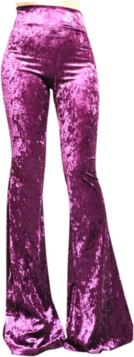 Vista 117 de ShopMyTrend - Pantalones de yoga largos con piernas anchas y acampanadas estilo palazzo, con cintura alta, para mujer