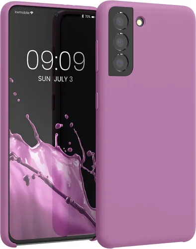 Vista 175 de kwmobile Funda compatible con Samsung Galaxy S9 - Funda de silicona TPU con acabado suave - Blue Reef