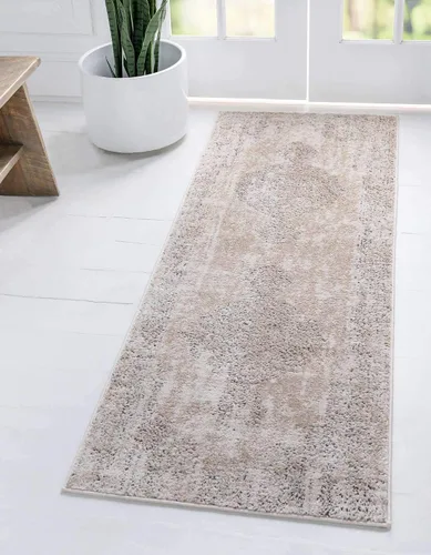 Vista 17 de Unique Loom Portland Collection - Alfombra rectangular de madera (2 pies 2 pulgadas x 3 pies 1 pulgada, rectangular, azul/marfil)