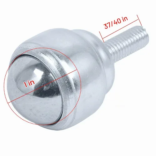Vista 6 de Transportador de transmisión de rodamientos de bolas para silla de ruedas, bola de rodillo de rotación universal de 1 pulgada para mesa de unidad