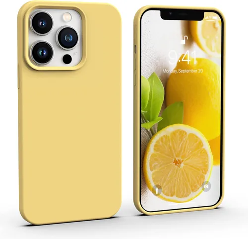 Vista 14 de IceSword Funda compatible con iPhone 13 Pro de 6.1 pies, funda delgada de silicona líquida a prueba de golpes, suave antiarañazos, bonita protección