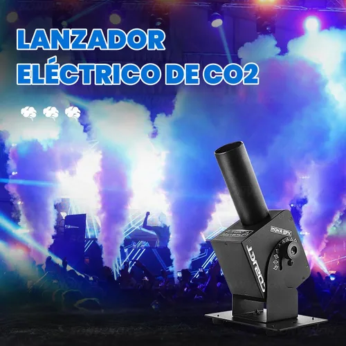 Vista 3 de MOKA SFX Máquina de chorro de CO2 Máquina de chorro de cañón de CO2 Control de potencia ajustable de ángulo de 110 ° para espectáculos de fiesta