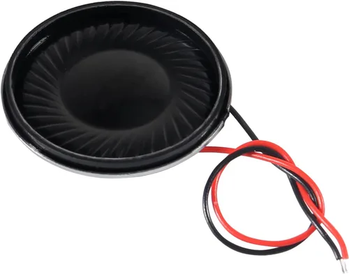 Vista 3 de 6 piezas de altavoces de 8 ohmios 2W, altavoces redondos de 28 mm compatibles con pequeños altavoces de audio, reproductor de MP3, MP4
