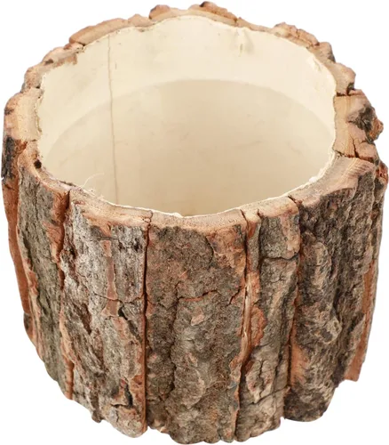 Vista 2 de YARNOW 4 piezas de cactus para decoración de ramo de flores, decoración para el hogar, balcón, jardín, fiesta, cubo de madera rústica, madera