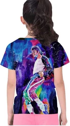 Vista 4 de Lgandpg Camiseta de manga corta con estampado 3D para niños y niñas