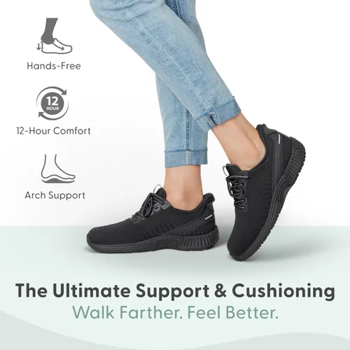 Vista 2 de Orthofeet Zapatillas ortopédicas de punto Kita manos libres para mujer
