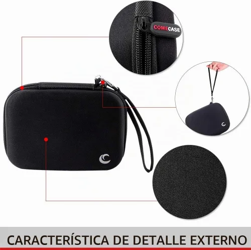 Vista 2 de Comecase - Funda organizadora de baterías para 48 pilas AA, EVA dura