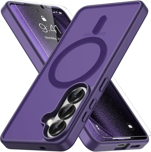 Vista 141 de Vansdon Funda para Samsung Galaxy S24 Plus, S25 Plus, S26 Plus, azul marino