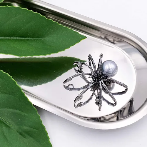 Vista 2 de LAXPICOL Broche de araña de moda para Halloween para mujeres y hombres