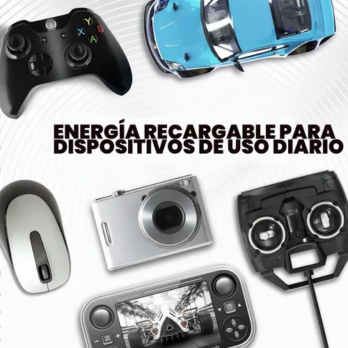 Vista 5 de Energizer pilas recargables, UNH15BP-4, AA, 1, 1