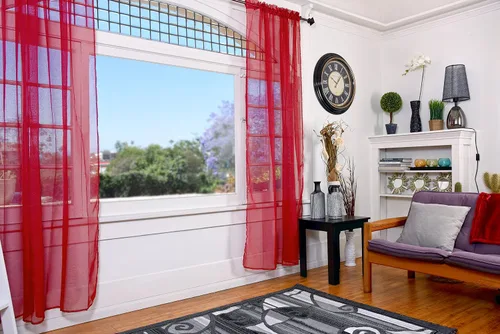 Vista 67 de All American Collection - cortinas Doli transparentes, 2 unidades Blanco