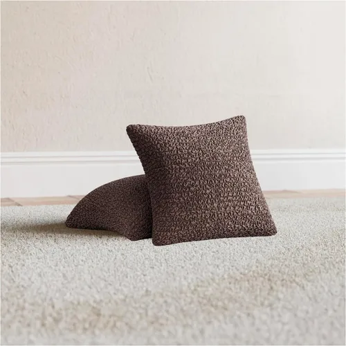 Vista 2 de PAULATO BY GA.I.CO. Mille Righe Collection - Juego de 2 fundas de almohada de 18 x 18 pulgadas, funda de tela de algodón suave, 1 protector elástico