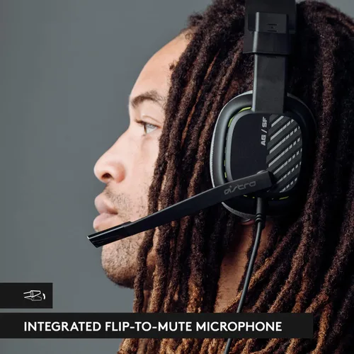 Vista 3 de Logitech G Astro A10 Gen 2 Cross-Platform Wired Gaming Headset for PlayStation 5/4, Xbox S X, Nintendo Switch, PC: 3.5mm Headphone Jack, 32mm