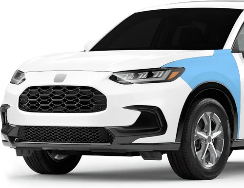 Vista 12 de BOGAR TECH DESIGNS Funda para kit de película PPF para parachoques delantero Honda HR-V 2023+, sujetador transparente