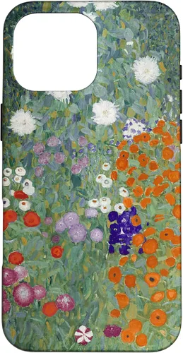 Vista 19 de Flower Garden Painting Klimt Art History Funda para iPhone 17