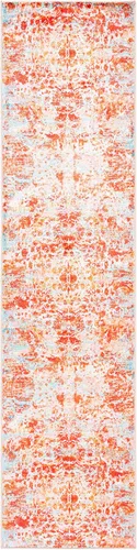 Vista 3 de SAFAVIEH Bahia Collection - Alfombra de pasillo de 2 pies 2 pulgadas x 9 pies, diseño bohemio sobreteñido, no desprende pelusa y de fácil cuidado