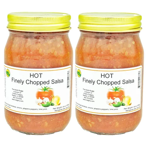 Vista 23 de Arndts Fudgery Amish Made Salsa Tarros de 2-16 onzas (manzana mediana)