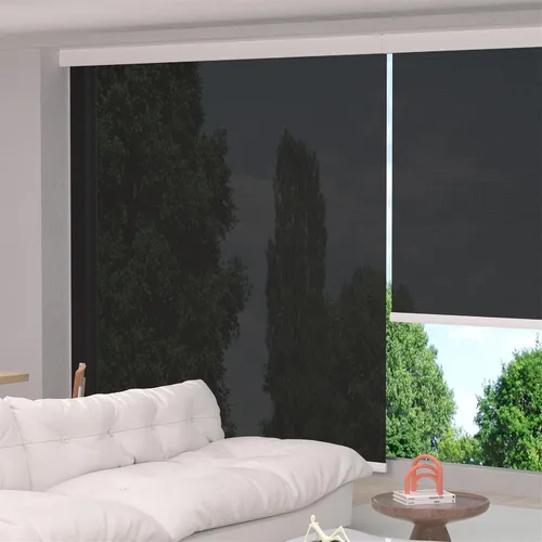 Vista 19 de MYshade Persianas enrollables personalizadas para ventana, persianas enrollables para ventanas con cable, bloqueo solar, protección de privacidad