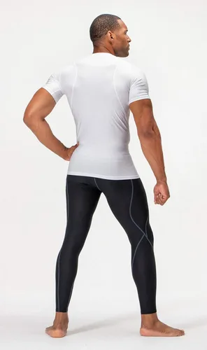 Vista 5 de Devops - Camisetas de compresión para hombre (2 3 unidades), manga corta, camiseta base para entrenamiento