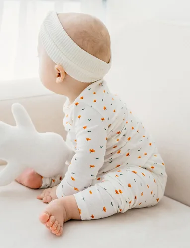 Vista 173 de AVAUMA Conjunto de pijama de algodón para bebés y niñas de 6 meses a 7 años