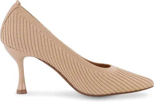 Vista 4 de CUSHIONAIRE Zapato de tacón de punto Encore para mujer con acolchado de espuma viscoelástica, anchos disponibles