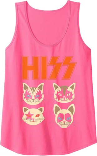 Vista 20 de Camiseta sin mangas Hiss Funny Cats Kittens Rock Rockin Negro