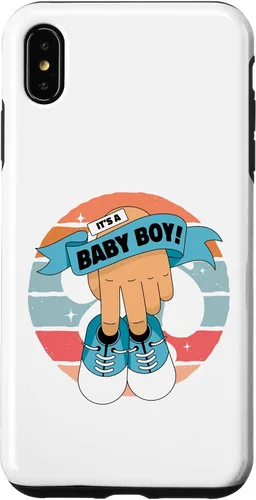 Vista 11 de It's a boy, Pregnancy, New Parents, Gender Reveal Newborn Case for iPhone XR