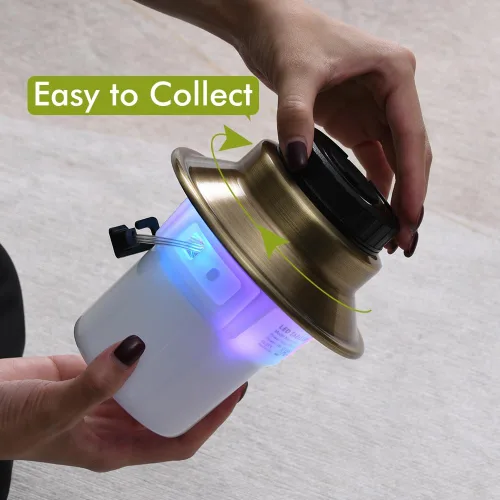 Vista 4 de Luces LED recargables y linterna, lámpara impermeable con 5 modos de luces RGB, luz de tienda de campaña de brillo ajustable, linterna al aire libre