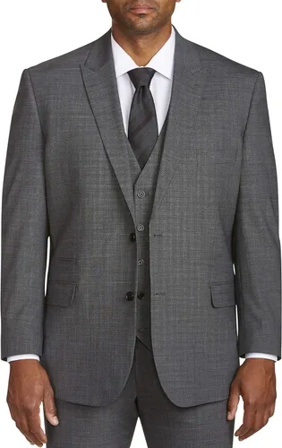 Vista 3 de DXL Synrgy - Chaqueta de traje elástico de alto rendimiento color gris