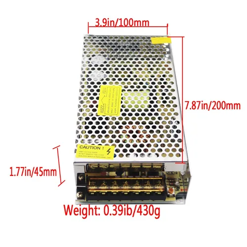 Vista 3 de Fuente de alimentación universal de 12 V, CA 110 V-220 V a CC, amplio voltaje, transformador de potencia de conmutación estabilizado para luces LED