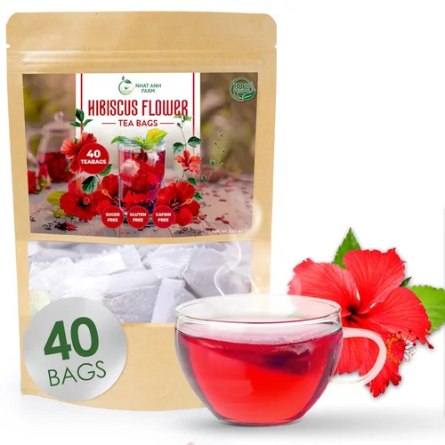 Vista 9 de NHAT ANH FARM - Bolsas de té de hoja de laurel premium, 40 bolsas de té, hoja de laurel seca 100% natural, té de hierbas naturalmente dulce, sin