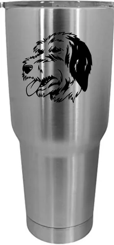 Vista 422 de Cairn Terrier - Vaso grabado con temática de perro, 30 onzas
