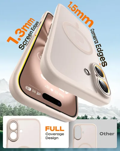 Vista 529 de TOCOL Funda para iPhone 11, compatible con Magsafe, protección completa de cámara, imanes integrados, protección contra caídas, funda translúcida