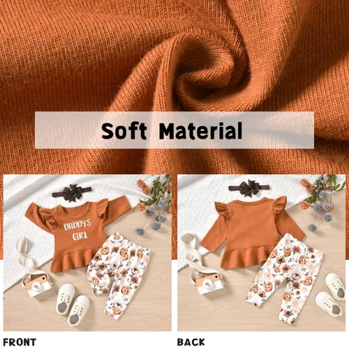 Vista 5 de Aalizzwell Traje de otoño e invierno para bebés recién nacidos