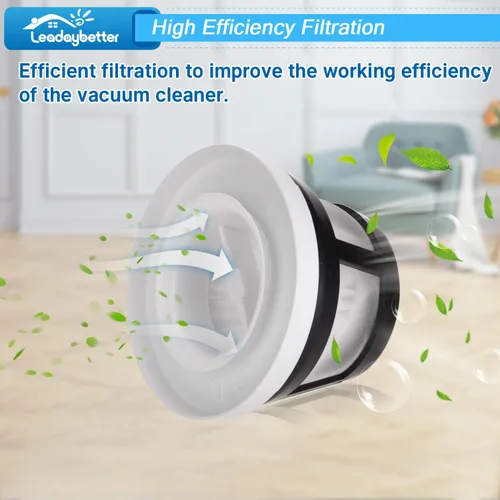 Vista 4 de Leadaybetter 29869 Filtros compatibles con Bissell AeroSlim 29869 29861 29867 29868 29866 2986 29864 2986T 29863, paquete de 4 repuestos de filtro