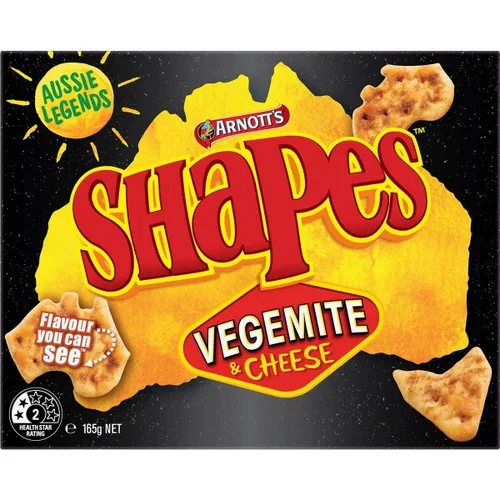 Vista 2 de Arnotts Formas Vegemite 5.82 oz