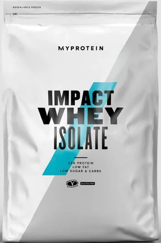 Vista 13 de Myprotein Impact aislado de proteína de suero, 1 kg (40 porciones) Vainilla helado, 22g de proteína, 3.5g de glutamina y 4.5g de BCAA por porción