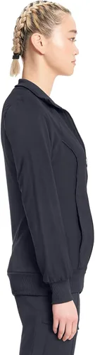 Vista 52 de Infinity by Cherokee 2391A - Chaquetas médicas con cremallera frontal para mujer, tela elástica en 4 direcciones