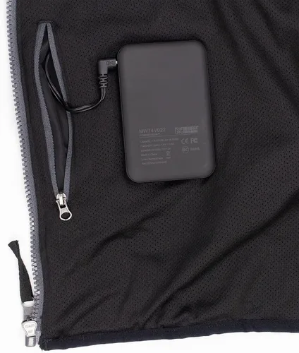 Vista 4 de Fieldsheer Trek - Chaleco térmico para hombre con control Bluetooth, carcasa suave, protección contra el viento y el agua, y forro que absorbe