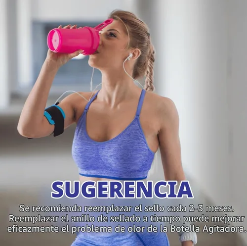 Vista 7 de Repuesto de junta de botella mezcladora para botella mezcladora Strada Shaker Cup Botella de agua de acero inoxidable, junta de botella de batidor