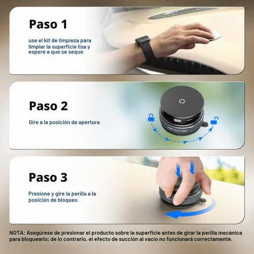 Vista 8 de Soporte magnético para teléfono de coche de carga rápida de 15 W [nueva ventosa elástica al vacío] Cargador inalámbrico ajustable de 360°