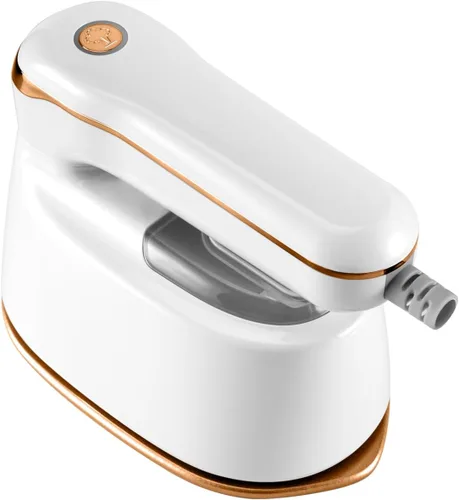 Vista 3 de Mini plancha de vapor, vaporizador de mano 2 en 1, calentamiento rápido de 1100 W y 15 segundos, plancha de vapor portátil para el hogar y regalo