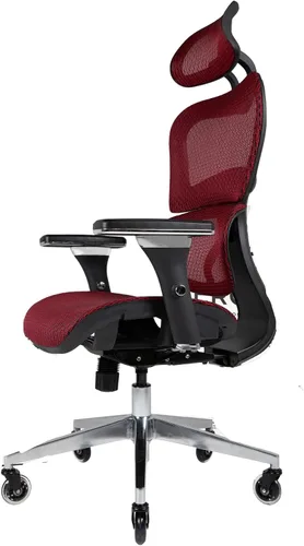 Vista 11 de Nouhaus Ergo3D - Silla ergonómica de oficina con soporte lumbar de malla con reposabrazos ajustable 4D, reposacabezas y ruedas ajustables, respaldo