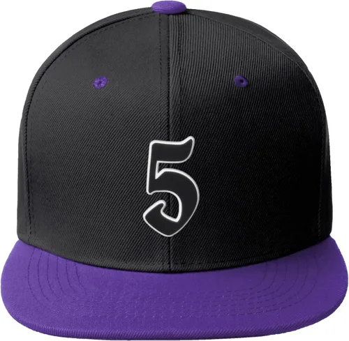 Vista 462 de Daxton Gorra clásica con visera de billete plano con letras del alfabeto inglés antiguo de la A a la Z