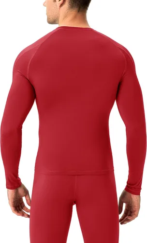 Vista 3 de Men's Long Sleeve Compression Shirts Dry Fit Workout Athletic Baselayers Running Shirts