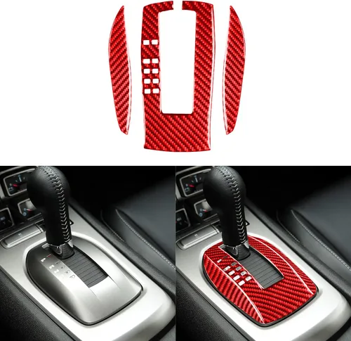 Vista 22 de Adhesivo de fibra de carbono suave de fibra de carbono para puerta interior de automóvil, botón de elevación, cubierta del interruptor, accesorios