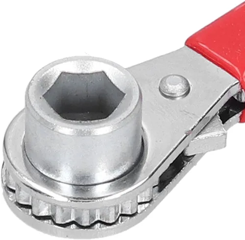 Vista 6 de 01 Llave de trinquete, terminal de batería, llave de trinquete no conductora, mango de vinilo grueso, llave de trinquete de terminal de batería