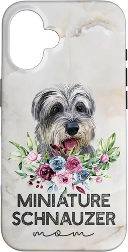 Vista 32 de Miniature Schnauzer Gifts Dog Mom Mini Schnauzer Case for iPhone 17