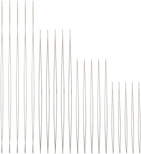 Vista 7 de Craftdady Agujas de coser plegables de acero inoxidable de 2.24 pulgadas, para hacer joyas, 10